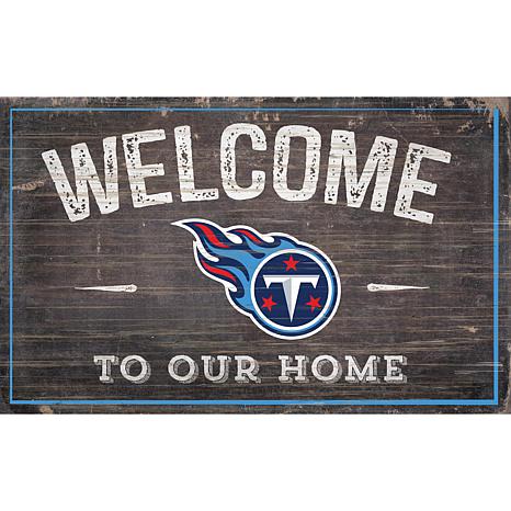 NFL Round Distressed Sign: Tennessee Titans