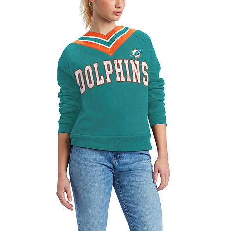 Nfl Miami Dolphins Vintage Crew Sweat in Teal