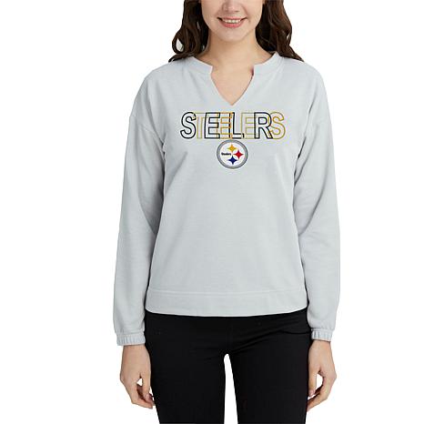 Football Fan Shop Officially Licensed NFL Women's Sunray Tank by Concepts Sport - Steelers