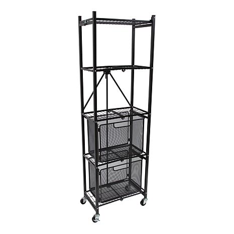 Origami Slim Pantry Rack with Drawers Origami Slim Pantry Rack with Drawers