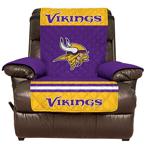 Minnesota Vikings Quilted Recliner Chair Cover