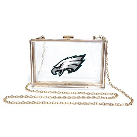 FOCO NFL Team Logo Clear See Through Stadium High End Messenger Bag