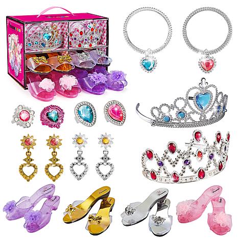 PicassoTiles Kids 20-Piece Fairytale Royal Princess Dress Up | HSN