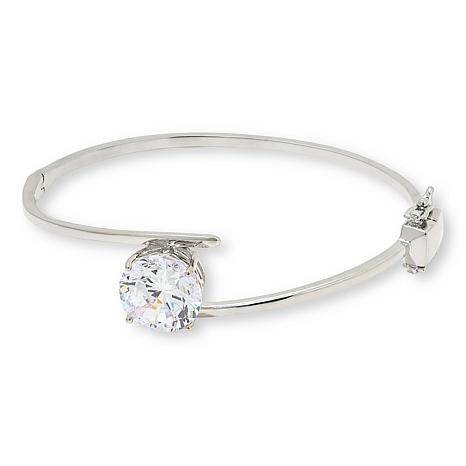 Radiance by Absolute™ 14.28ct Round Bypass Bangle Bracelet
