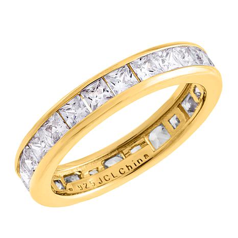 Gold plated eternity on sale ring