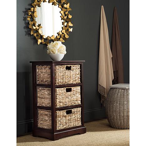 Safavieh Halle 3 Wicker Basket Storage Side Table 8328111 Hsn