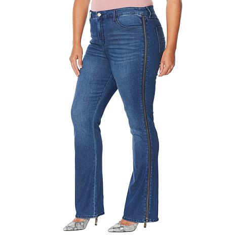 skinny girl high rise flare jeans