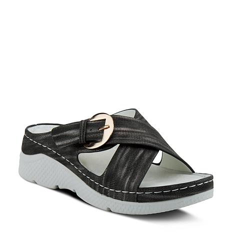 semi wedge sandals
