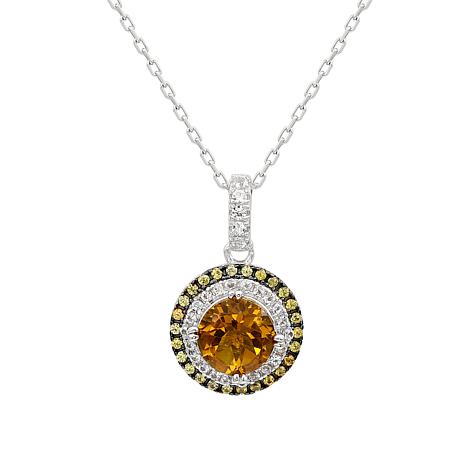 Suzy levian sapphire deals necklace