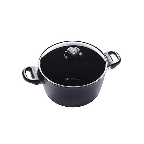 pot with lid swiss diamond nonstick 55quart soup pot with lid 7467714 hsn pot with lid swiss diamond nonstick 55quart soup pot with lid 7467714 hsn