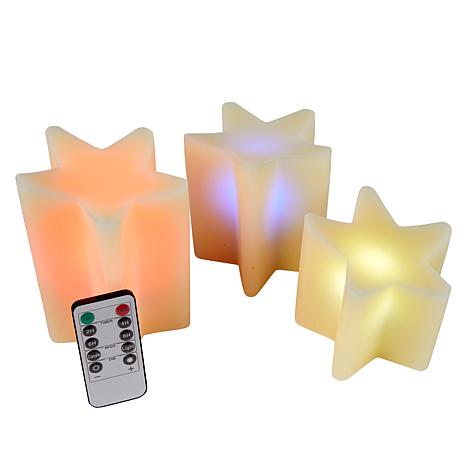 Unmatched Americana Star Candles 3-Piece Set