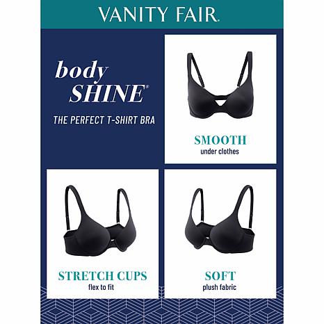 Vanity Fair Body Shine Full Coverage Underwire Bra 9740637 Hsn