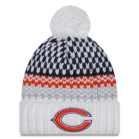 Chicago Bears New Era Women's 2023 Sideline Cuffed Knit Hat with