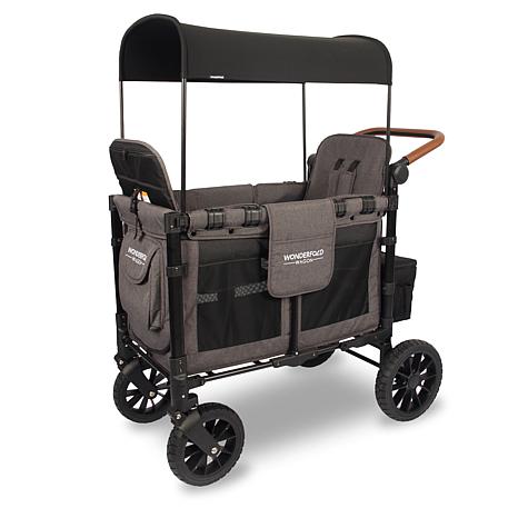 Wonderfold Wagon W2 Luxe 2-Seater Stroller Wagon with Raised Seats ...