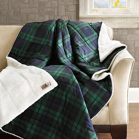 Woolrich Brewster Softspun Down Alternative Throw