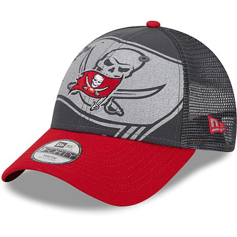 Youth New Era Graphite Tampa Bay Buccaneers Reflect 9FORTY Adjustable Hat