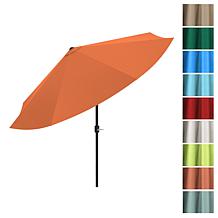 10' Auto-Tilt Patio Umbrella with Easy Crank - Terracotta