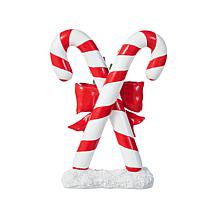 10" H Christmas Resin Candy Cane Table Decor
