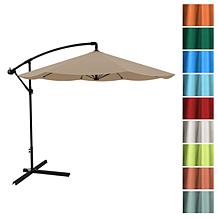10' Hanging Cantilever Patio Umbrella - Sand