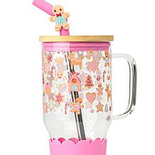 10 Strawberry Street Adria Hydration Tumbler, Christmas Ginger