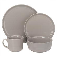 10 Strawberry Street Double Line 16-Piece Dinnerware Set