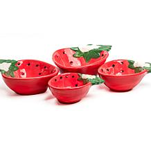 10 Strawberry Street Strawberry Measuring Cups - Set of 4