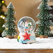100mm Christmas Resin Musical Snowflakes Waterglobe