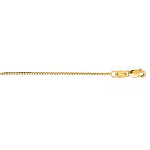 10K Yellow Gold Classic Box Chain with Lobster Clasp