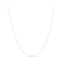 10K Yellow Gold Classic Box Chain with Spring Ring Clasp