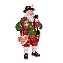 11" Fabriché Musical German Santa by Kurt Adler