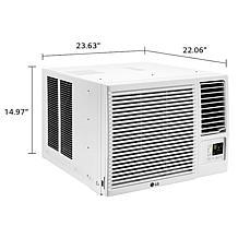 11,500/12,000 BTU 230V Window-Mounted Air Conditioner with Heat 