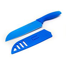 12-Piece Colorful Stainless Steel Knife Set with Sheaths