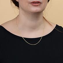 14K Gold 16" Solid Rope Chain