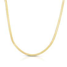 14K Yellow Gold 2-Row Bismark Chain Necklace | HSN