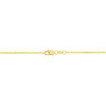 14K Yellow Gold 0.87mm Box Chain Necklace - 18"