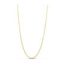 14K Yellow Gold 1.5mm Diamond-Cut Cable Chain Necklace - 16