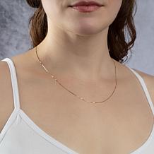 14K Yellow Gold Box Chain 20" Necklace