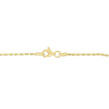 14K Yellow Gold Rope Chain 18" Necklace