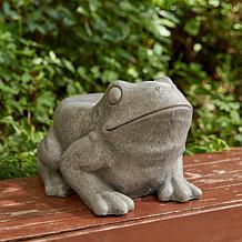 15.25"L MGO Snail Garden Statue or Planter Stand