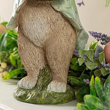 15.75"H Easter Resin Bunny Table Decor