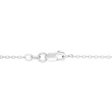 16" Sterling Silver 1.1mm Diamond-Cut Cable Chain Necklace