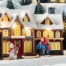 16"H Christmas Oversized Resin Lighted Table Village Decor