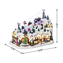 16"H Christmas Oversized Resin Lighted Table Village Decor