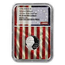 1776-2026 Jefferson Nickel Proof NGC 70 Advanced Release