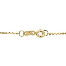 18" 14K Gold Cultured Freshwater Pearl and Diamond Bow Necklace