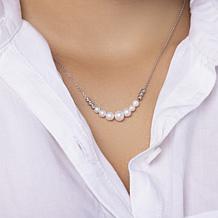 18" 4mm Cultured Freshwater Pearl Graduated Bead Necklace