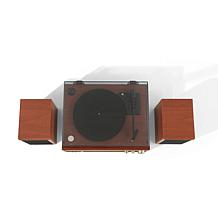 1975T Record Player With Speakers - Walnut