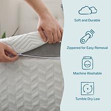 2” Bamboo Charcoal and Gel Memory Foam Mattress Topper, Full