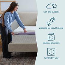2” Lavender and Gel Memory Foam Mattress Topper, King