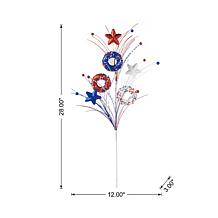 2-Pack 28" Patriotic Donut Picks